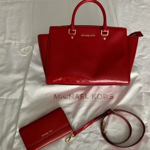 Michael Kors Selma LG Satchel bundle